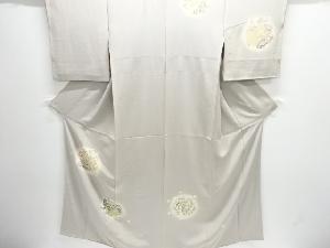 作家物　松葉に花丸紋様訪問着